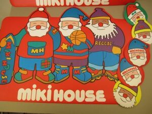 mikihouse　クリスマス柄　ランチョンマットとコースター