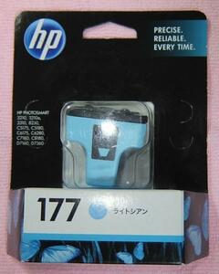 HP　純正 新品 インク 177 ライトシアン 消費期限 JAN-2014