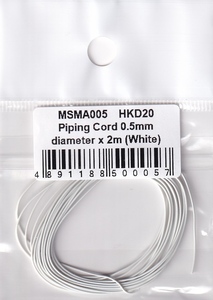 MSMクリエイション MSMA005 配管コード直径0.5mm×2m（白）