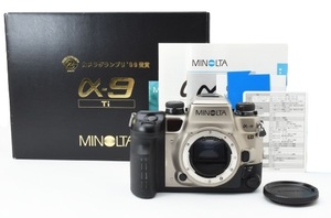 【美品 動作確認済】Minolta α-9 a-9 Ti 35mm Film Camera ミノルタ #0208