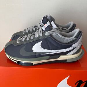 28.0cm US10 sacai × Nike Zoom Cortez Iron Grey サカイ × ナイキ ズーム コルテッツ アイアングレー