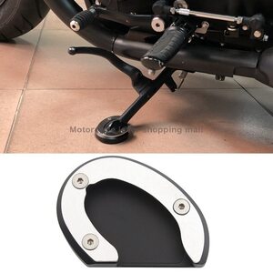 大人気 オートバイフットサポートカバー1p オートバイ バイク フット サポート Triumph Bonneville Bobber T100 T120 2016-2020 ブラック