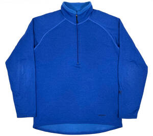 USA製 2006 PATAGONIA R1 Jacket L Blue 00s オールドパタゴニア ハーフジップ フリースプルオーバー Rシリーズ 登山 キャンプ アウトドア