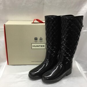 HUNTER US：6 ハンター 長靴、レインシューズ 長靴、レインシューズ Rain Boots Rain Shoes 黒 / ブラック / 10120002