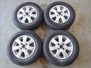 YS14430【送料無料145/80R13】タント スペーシア ムーブ NーBOXなどに 中古スタッドレス ★13×4J 100/4H ET45★1円スタート