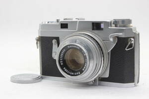 【返品保証】 コニカ Konica III Hexanon 48mm F2 ダブルストローク レンジファインダー カメラ s8633