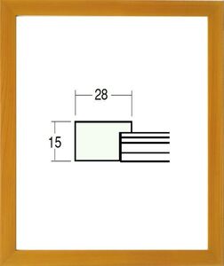 デッサン用 額縁 木製 5674 太子サイズ 桜