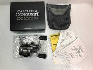 (美品)1円~SHIMANO CALCUTTA CONQUEST DC100HG 右 カルカッタ コンクエスト シマノ