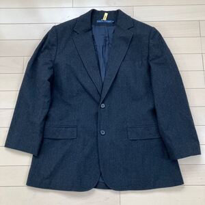 10.28 RALPH LAUREN ラルフローレン テーラードジャケット ブラック 7f ジャケット ウール