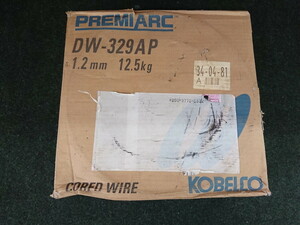 未使用保管品 KOBELCO コベルコ ステンレス鋼用フラックス入りワイヤ 溶接ワイヤー 1.2mm 12.5kg DW-329AP ②