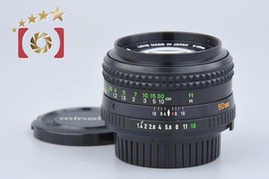 【中古】MINOLTA ミノルタ MD ROKKOR 50mm f/1.4