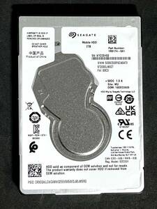 【送料無料】 ★ 2TB ★　Seagate　/　ST2000LM007　【使用時間：8ｈ】　2023年製　新品同様　 2.5インチ 内蔵HDD/7mm厚/SATA