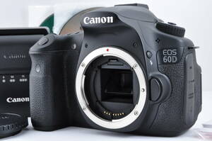 Canon EOS 60D 18.0MP DSLR デジタルカメラ 超絶美品 シャッター数24XX(2%)　新品同様#DF03 