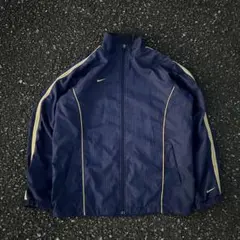 【achive】 nike navy yellow nylon jacket