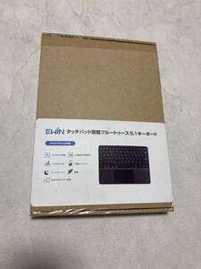 【１円オークション】Ewin キーボード bluetooth ワイヤレス iPad/iPhone用 JIS日本語配列 スタンド付き タッチパッド搭載　BYK0638