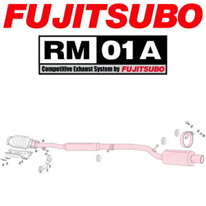 FUJITSUBO RM-01Aマフラー E-CD9AランサーエボリューションI H4/9～H6/1