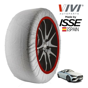 VIVI正規品 ISSE製造 ベンツ CLE200 カブリオレ スポーツ 4AA-236450C 275/35R19 19インチ リア スノーソックス 布 タイヤ チェーン 非金属