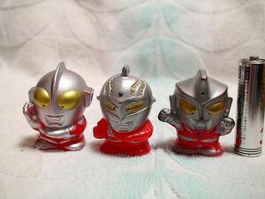 ウルトラマン②23-5ソフビ指人形 セブン+エース セット 怪獣 宇宙人