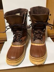 SOREL ソレル CHAMPION チャンピオン スノーブーツ、茶色 サイズ US 7 ［約25.5cm～約26cm］KAUFMAN社製 MADE IN Canada ＊送料無料