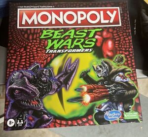 Monopoly Transformers Beast Wars Edition Board Hasbro NEW Sealed 海外 即決