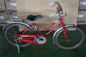 J：幼児用自転車　BS　BAMBI号(赤）　18インチ　昭和　レトロ　ビンテージ　当時モノ　レストア　年代物　部品取り　ボロいｗｗ
