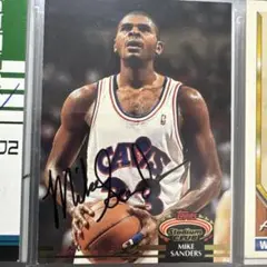 Mike Sanders サイン入り NBAカード