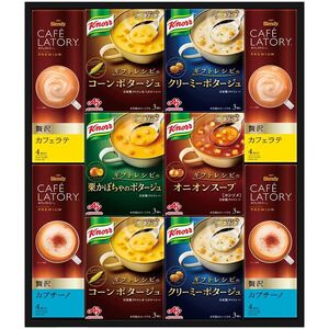 〔お歳暮ギフト〕味の素 ギフトレシピ クノールスープ&コーヒーギフト A 〔申込締切12/20、お届け期間11月末～12/27〕