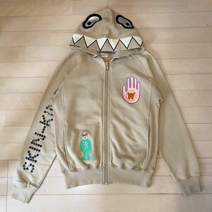 AW08 walter van beirendonck SKIN KING期 怪獣パーカー w< ウォルター