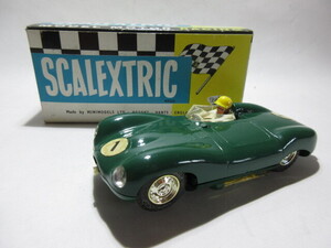 Tri-ang SCALEXTRIC ジャガー Dタイプ 全長約12cm JAGUAR D-TYPE スケーレックストリック スロットカー トライアング Made in ENGLAND