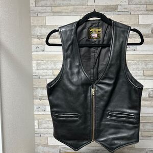 vanson レザー ベスト 38 黒