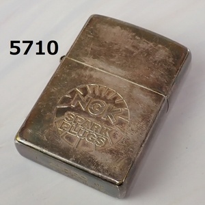 ■AC-5710◆ヴィンテージ　ZIPPO ジッポーライターNGK SPARK PLUGS 2002年　火花OK　20241122