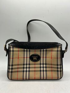 バーバリー ノバチェック レザー ハンドバッグ BURBERRY ベージュ ブラウン キャンバス ショルダーバッグ Burberrys