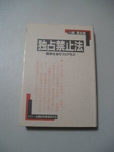 ☆独占禁止法　競争社会のフェアネス☆ 川越憲治