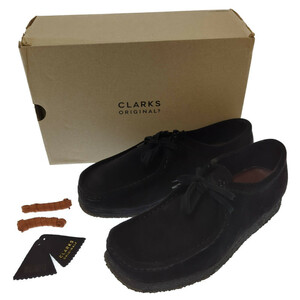 Clarks クラークス Wallabee ワラビー デッキシューズ ブラック UK8 26cm 596046