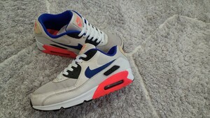 2E【特価/Used/入手困難】NIKE AIR MAX 90 ESSENTIAL WHITE/ULTRAMARINE/Jordan sb force atmos AIRMAX dunk acg supreme 1 2 4 95 97 90 