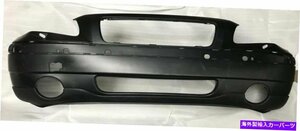 Volvo S60（2001-2004）フロントバンパーカバー（ヘッドライトワイパーホール付き）Volvo S60 (2001-2004) Front Bumper Cover (with head