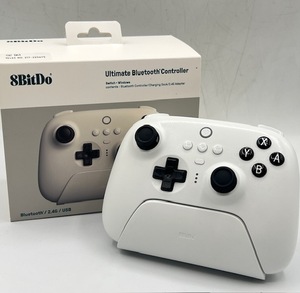 N39440■ 8BitDo Ultimate Bluetooth Controller アルティメット ワイヤレス コントローラー 2.4G 80NA switch Windows ホワイト USB ■