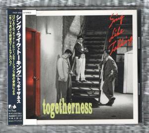 ∇ 帯付 美品 シング ライク トーキング 7thアルバム 11曲入 CD/トゥギャザネス togetherness/風に抱かれて Joy 収録/佐藤竹善