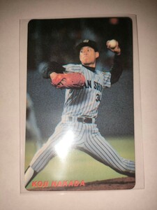 仲田幸司　90 カルビープロ野球チップス　No.72　阪神タイガース