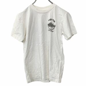 半袖プリントTシャツ XSサイズ程度 ホワイト 古着卸 アメリカ仕入 t2207-3652