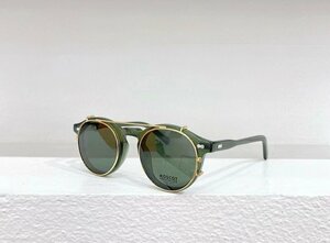 送料無料 MOSCOT モスコット MILTZEN サングラス 2way レンズ 日焼け止め セルフレーム フルリム 小顔 未使用 46mm TT123