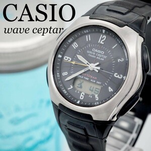 483 CASIO カシオ 電波ソーラー メンズ腕時計 ウェーブセプター