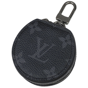 【在庫一掃】 ルイ・ヴィトン Louis Vuitton エテュイ イヤホンケース モノグラムエクリプス ノワール GI0496 ICチップ入り メンズ 中古