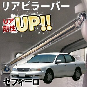 日産 セフィーロ A31 ストレートタイプ リアピラーバー ゆがみ防止 ボディ補強 剛性アップ 旧車 即納 在庫品 送料無料 沖縄発送不可