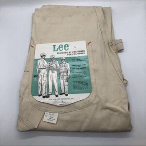 【W32 L34】Dead Stock 70s 80s Vintage Lee Overalls デッドストック 70年代 80年代 リー オーバーオール 生成りUSA製 山ポケ T542