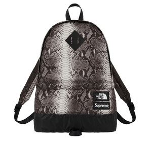 18 ss Supreme x The North Face Snakeskin Snake skin Lightweight Day Pack バックパック Black 黒 国内正規 新品 即発送可他多数出品中