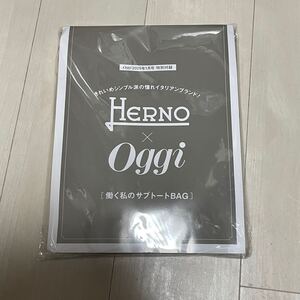 【新品未開封】Herno x Oggi エコバッグ 特別付録　2025年1月号 steady 付録 大容量ビッグトート