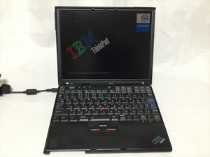 ジャンク ThinkPad X40 Pentium M 1.10GHz 768MB HDDなし IBM Lenovo