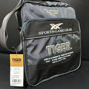 アシックス　TIGER パタローナ　TB1475 ショルダーバッグ　女子駅伝記念品　未使用保管品　ダークグレー