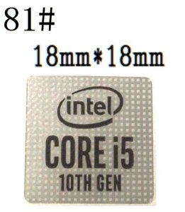 81# 十代目【CORE i5　10th】エンブレムシール■18*18㎜■ 条件付き送料無料